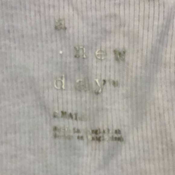 A New Day white ribbed tank top, Small - Picture 3 of 5